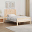 sengegavl 108x3x60 cm massivt fyrretræ