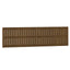 sengegavl 204x3x60 cm massivt fyrretræ gyldenbrun