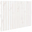 sengegavl 95,5x3x60 cm massivt fyrretræ hvid