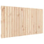 sengegavl 127,5x3x60 cm massivt fyrretræ