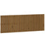 sengegavl 166x3x60 cm massivt fyrretræ gyldenbrun
