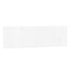 sengegavl 185x3x60 cm massivt fyrretræ hvid