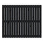 sengegavl 108x3x90 cm massivt fyrretræ sort