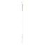 sengegavl 147x3x90 cm massivt fyrretræ hvid