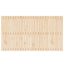 sengegavl 159,5x3x90 cm massivt fyrretræ