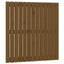 sengegavl 82,5x3x90 cm massivt fyrretræ gyldenbrun