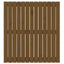 sengegavl 82,5x3x90 cm massivt fyrretræ gyldenbrun