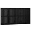 sengegavl 166x3x90 cm massivt fyrretræ sort