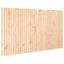 sengegavl 204x3x110 cm massivt fyrretræ