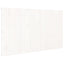 sengegavl 204x3x110 cm massivt fyrretræ hvid