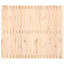 sengegavl 127,5x3x110 cm massivt fyrretræ