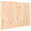 sengegavl 159,5x3x110 cm massivt fyrretræ