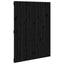 sengegavl 82,5x3x110 cm massivt fyrretræ sort