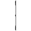 sengegavl 82,5x3x110 cm massivt fyrretræ sort