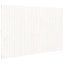 sengegavl 185x3x110 cm massivt fyrretræ hvid