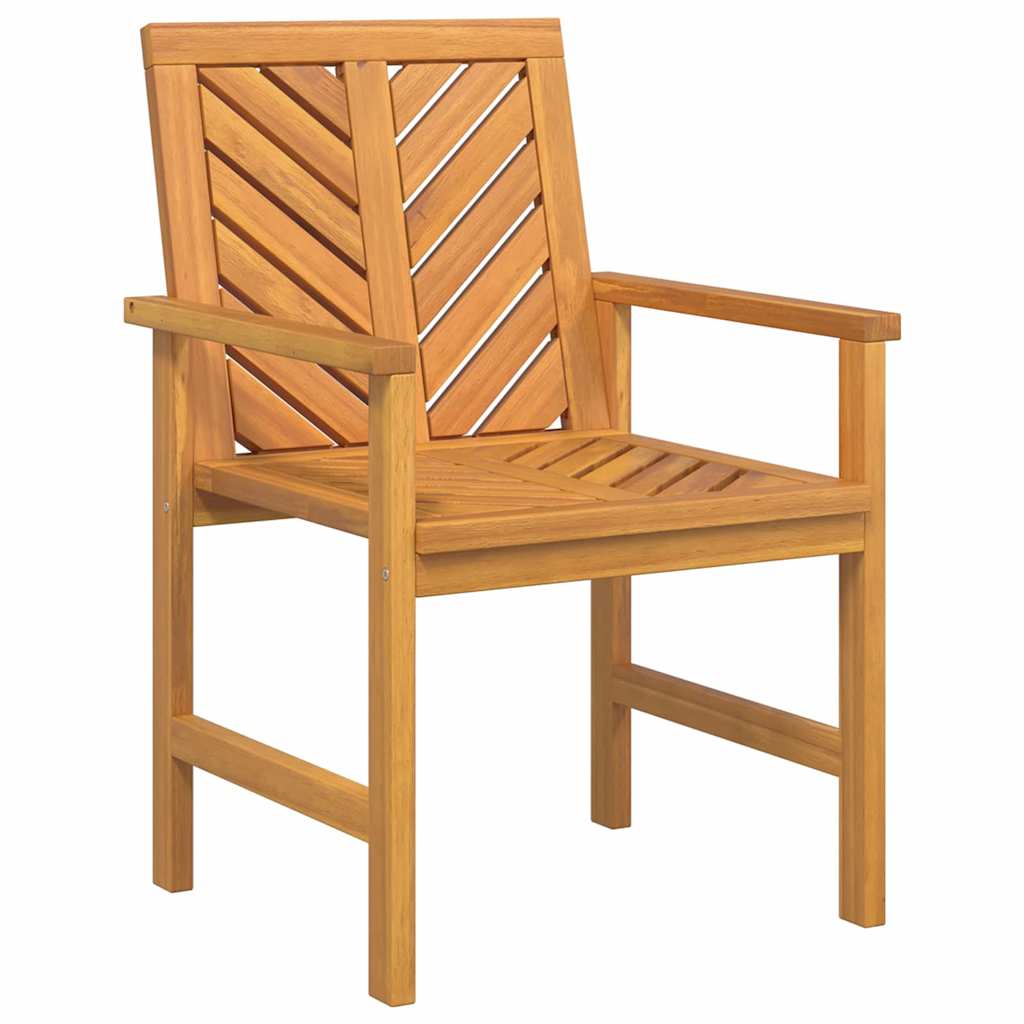 Have Spisebordssæt 5 pcs Brun Massivt Akacietræ