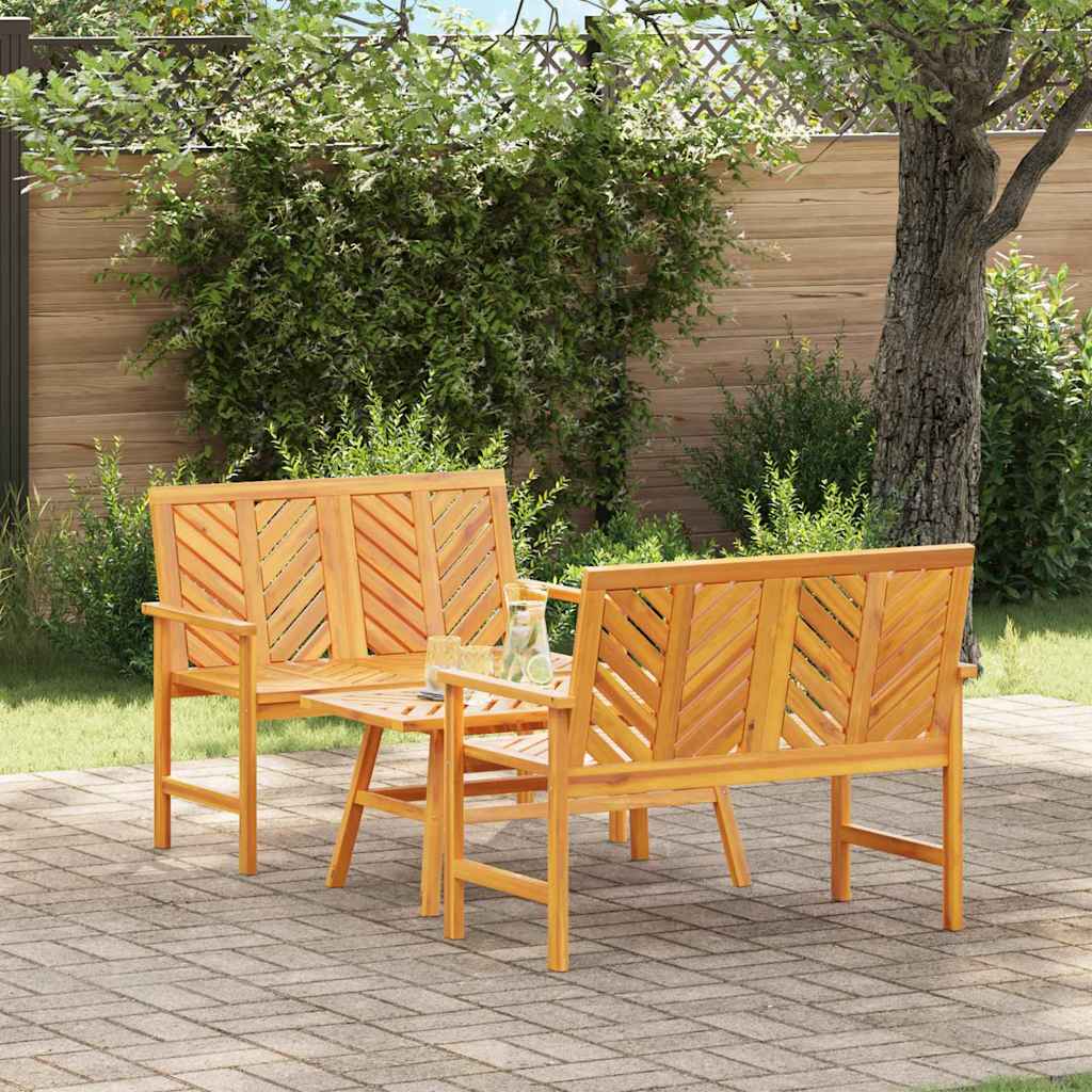 Have lounge sæt 3 pcs Brun Massivt Akacietræ