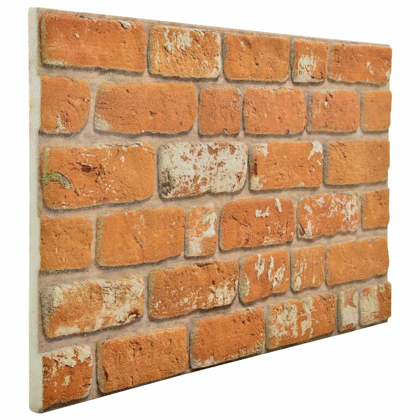 Vægpaneler 10 pcs Mursten 100 x 50 cm EPS Skum