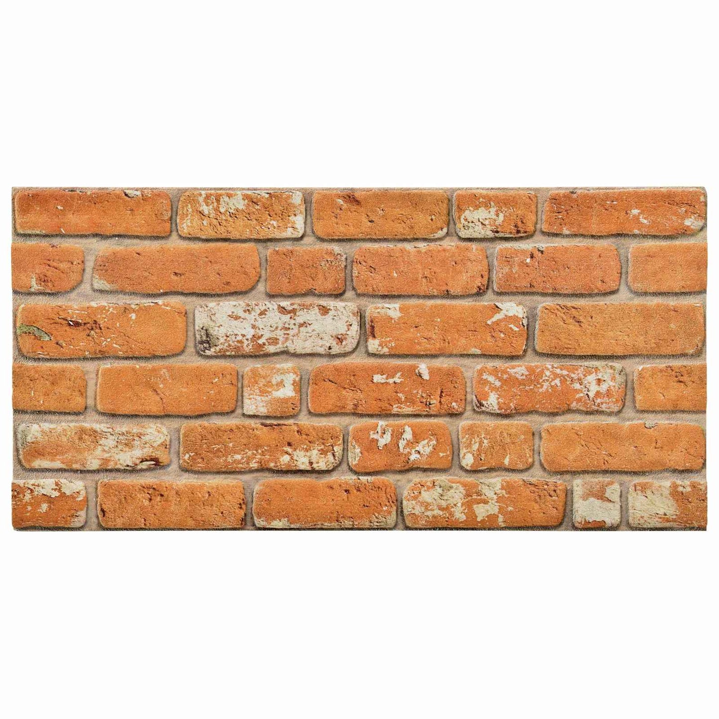 Vægpaneler 10 pcs Mursten 100 x 50 cm EPS Skum