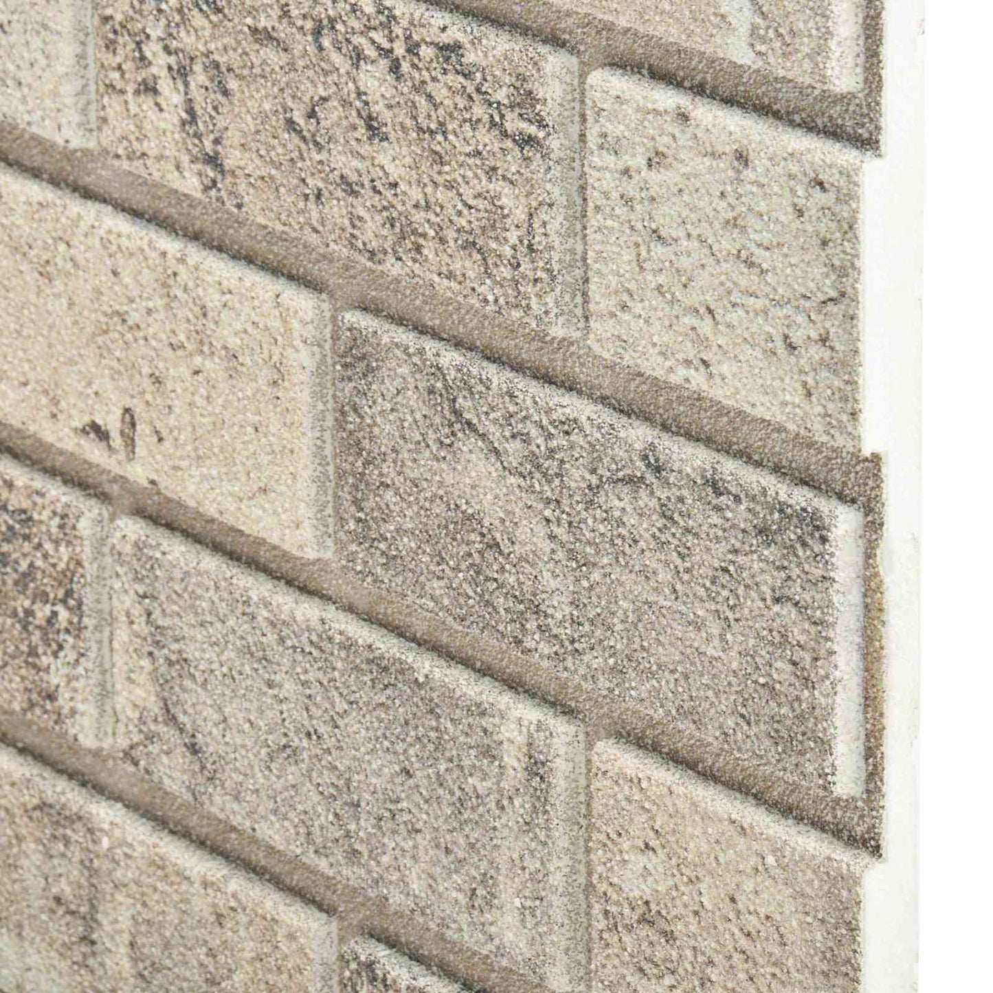 Vægpaneler 10 pcs Sandfarvet 100 x 50 cm EPS Skum