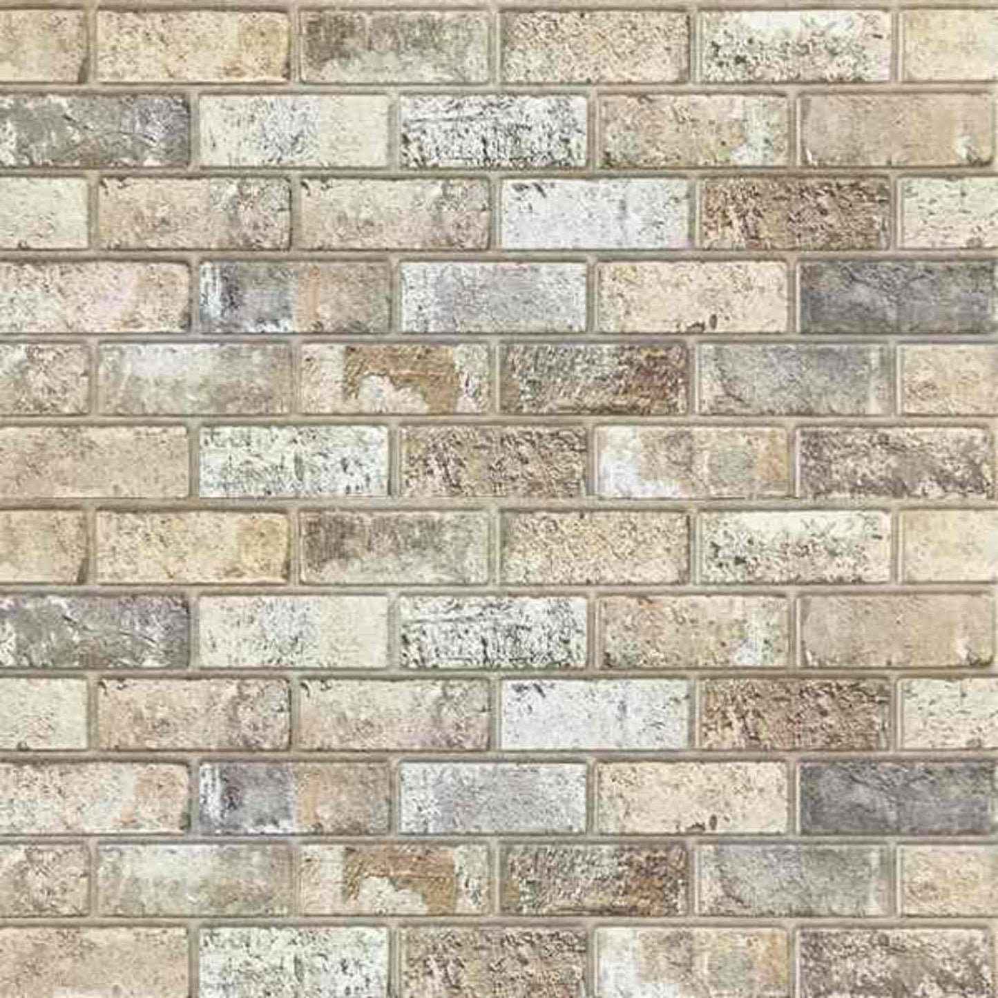 Vægpaneler 10 pcs Sandfarvet 100 x 50 cm EPS Skum