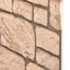 Vægpaneler 10 pcs Beige 100 x 50 cm EPS Skum