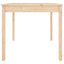 havebord 82,5x82,5x76 cm massivt fyrretræ