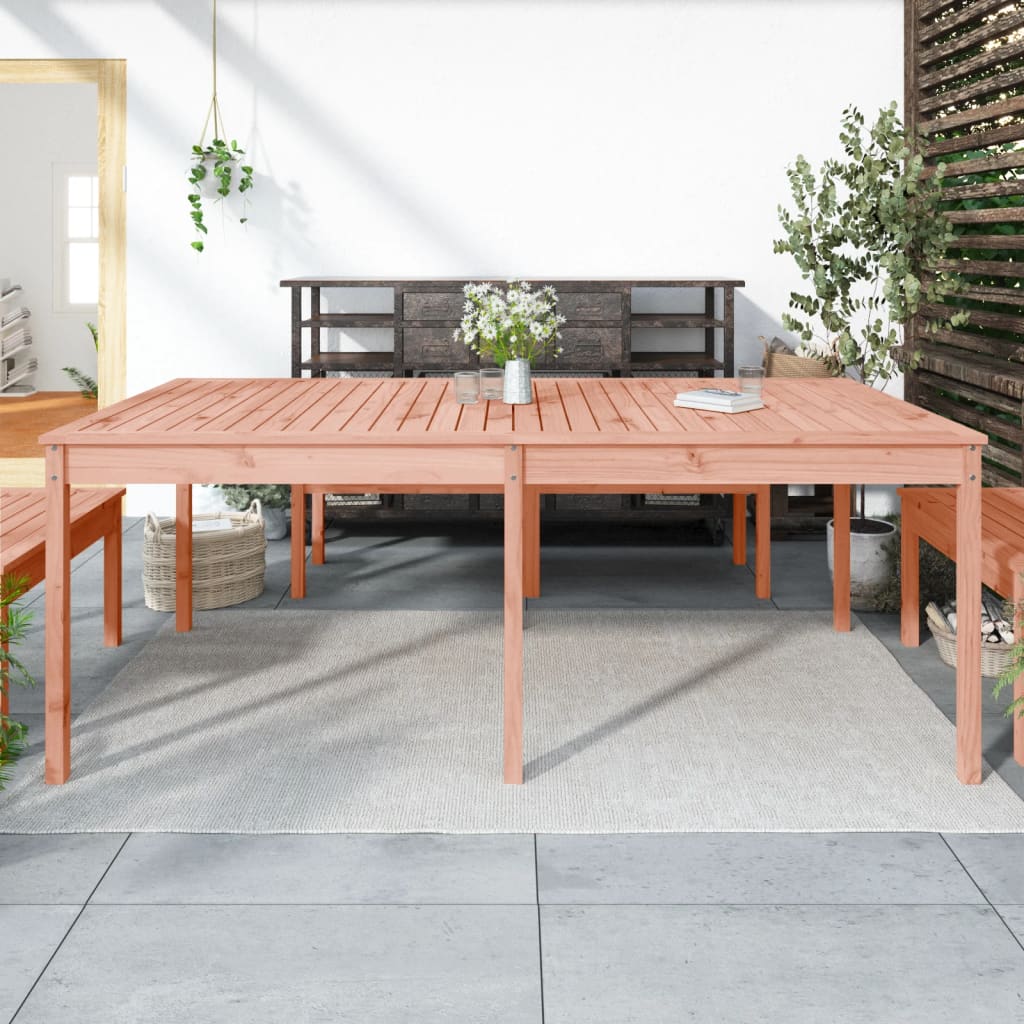 havebord 203,5x100x76 cm massivt douglasgran billede