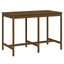 havebord 159,5x82,5x110 cm massivt fyrretræ gyldenbrun
