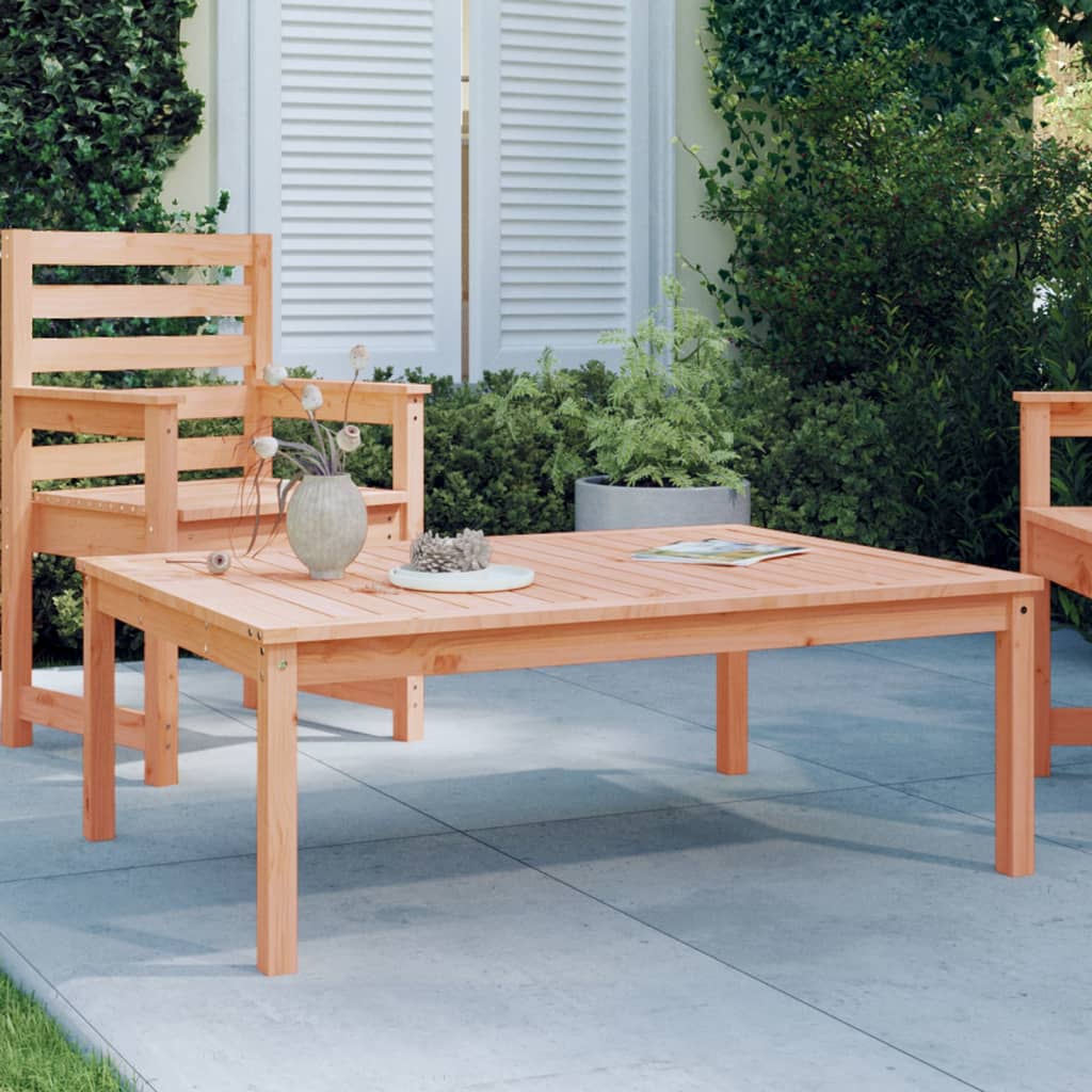 havebord 121x82,5x45 cm massivt douglasgran billede