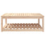havebord 121x82,5x45 cm massivt fyrretræ