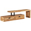 TV-bord (118-200) x 30 x 40 cm massivt træ akacie
