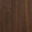 skrivebord m. hylder 102x45x148 cm konstrueret træ brun egetræ