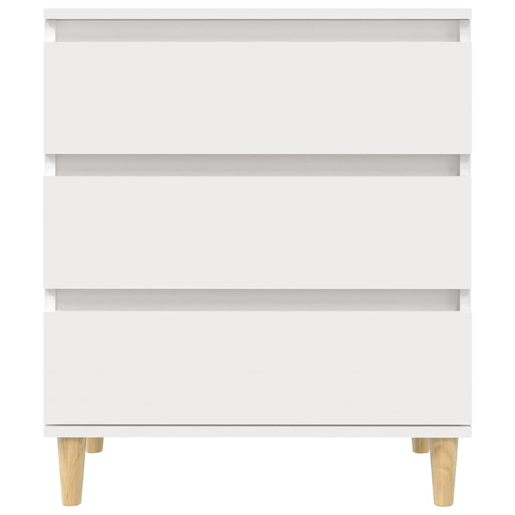 skænk 60x35x70 cm konstrueret træ hvid