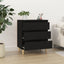 skænk 60x35x70 cm konstrueret træ sort