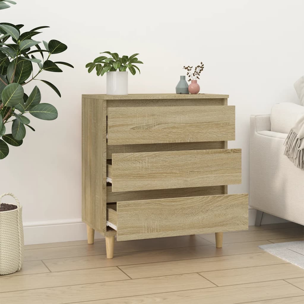 skænk 60x35x70 cm konstrueret træ sonoma-eg