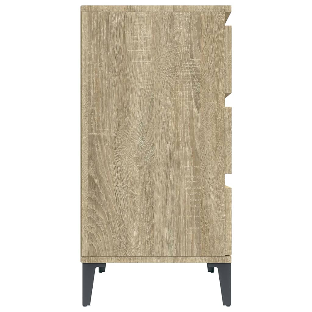 skænk 60x35x70 cm konstrueret træ sonoma-eg
