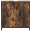 badeværelsesskab 60x33x61 cm konstrueret træ røget egetræsfarve