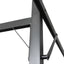 pergola med sammenrulleligt tag 395x292x230 cm gråbrun