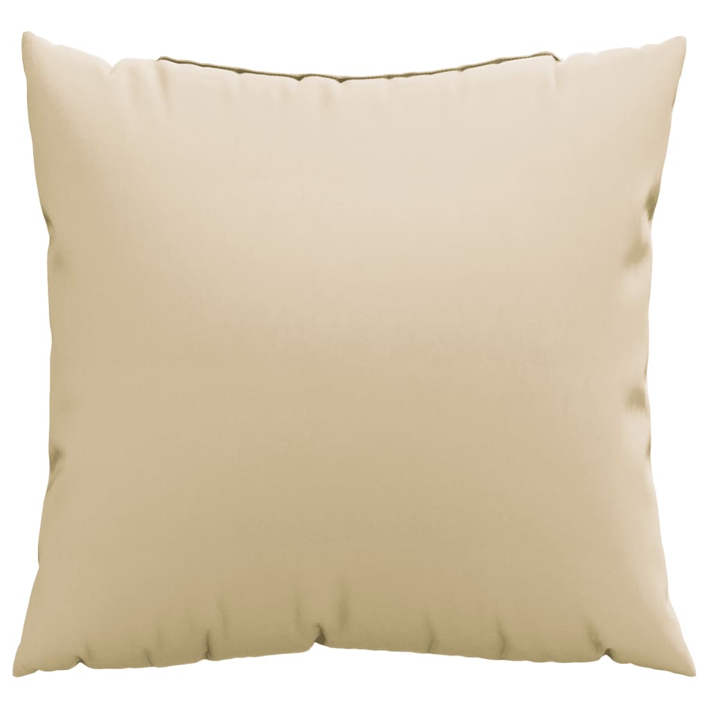 sofapuder 4 stk. 40x40 cm stof beige