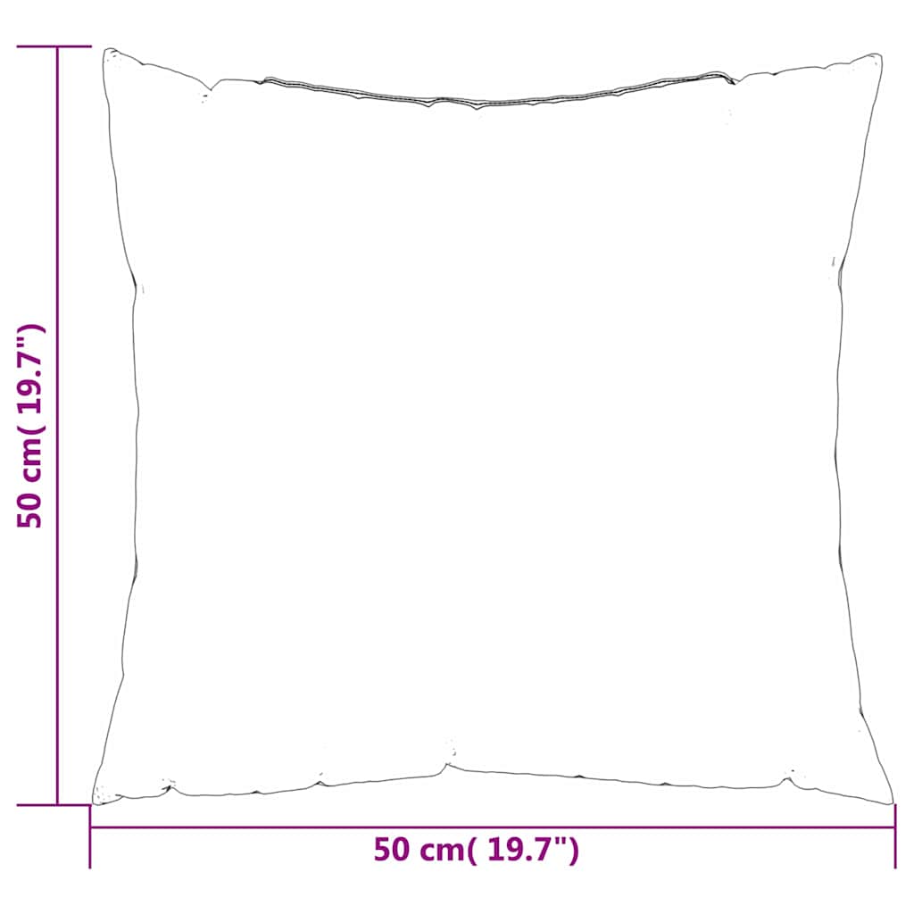 Scatter Puder Ternet 4 pcs Sort Tjek 50 x 50 cm Polyesterstof