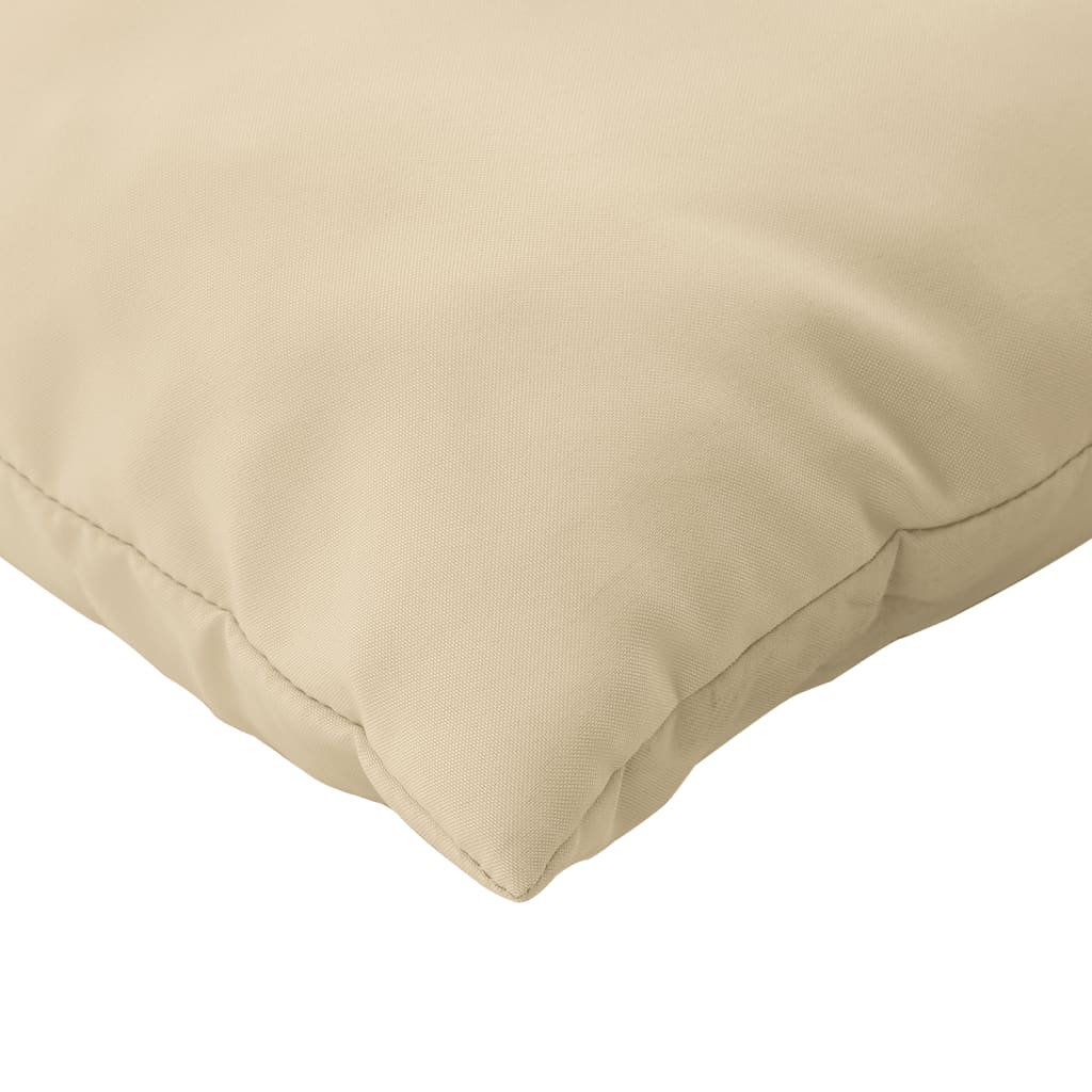 sofapuder 4 stk. 60x60 cm stof beige