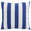pyntepuder 4 stk. 60x60 cm stof striber blå og hvid