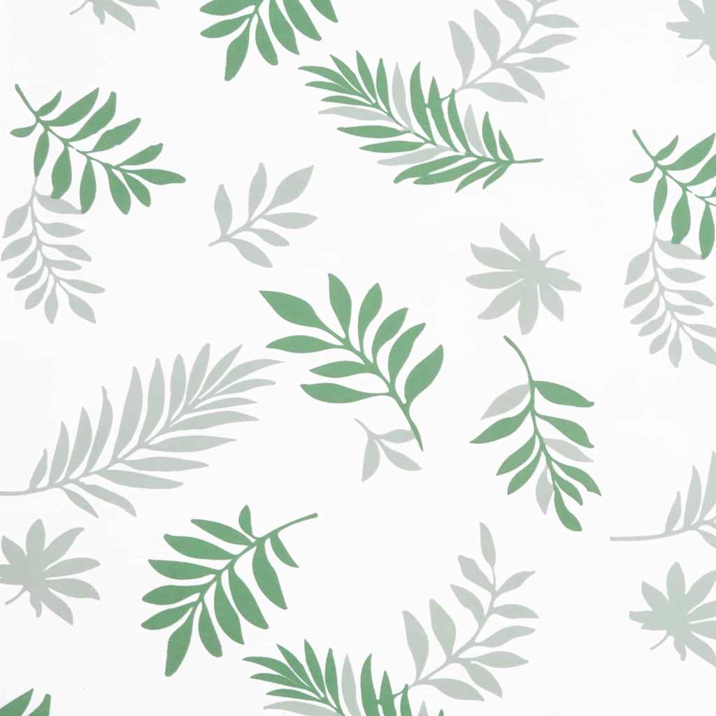 Scatter Puder Blad 4 pcs Bladmønster 60 x 60 cm Polyesterstof