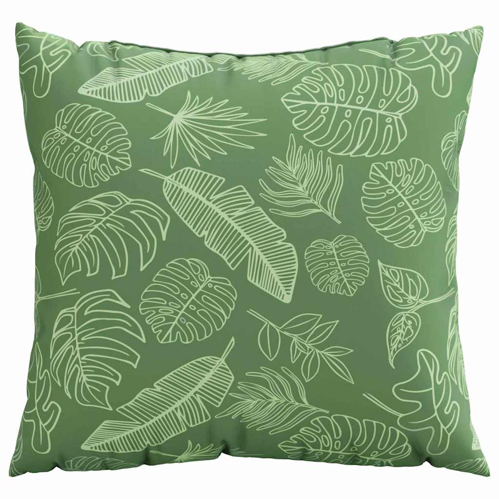 Scatter Puder Blad 4 pcs Bladmønster 60 x 60 cm Polyesterstof