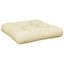 pallehynde 50x50x12 cm stof cremefarvet