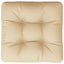 pallehynde 50x50x12 cm stof beige