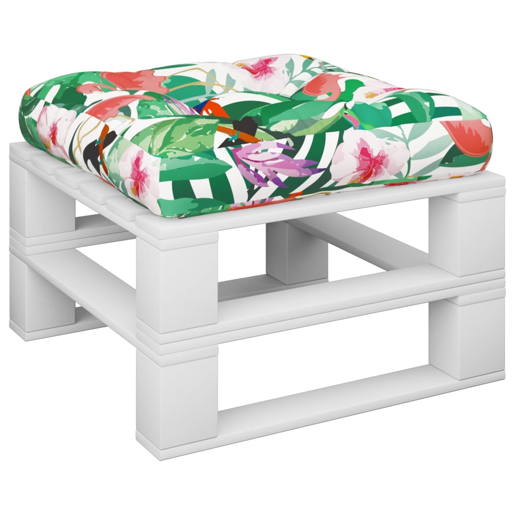 pallehynde 50x50x12 cm stof flerfarvet