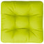 pallehynde 60x60x12 cm stof lysegrøn