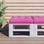 pallehynde 60x60x12 cm stof pink